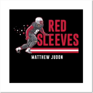 Matthew Judon Red Sleeves Posters and Art